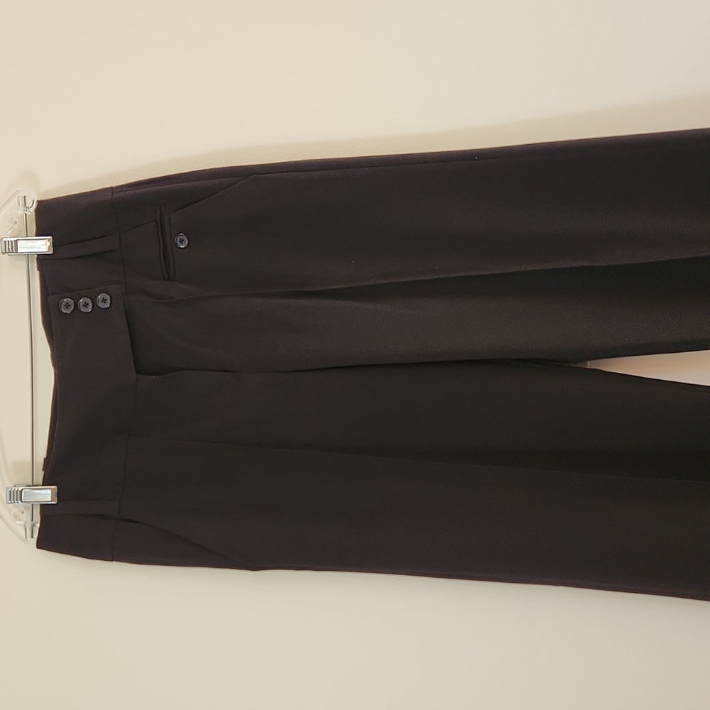 Charlie, ladies  wide leg, black trousers, Size 4